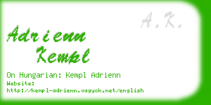 adrienn kempl business card